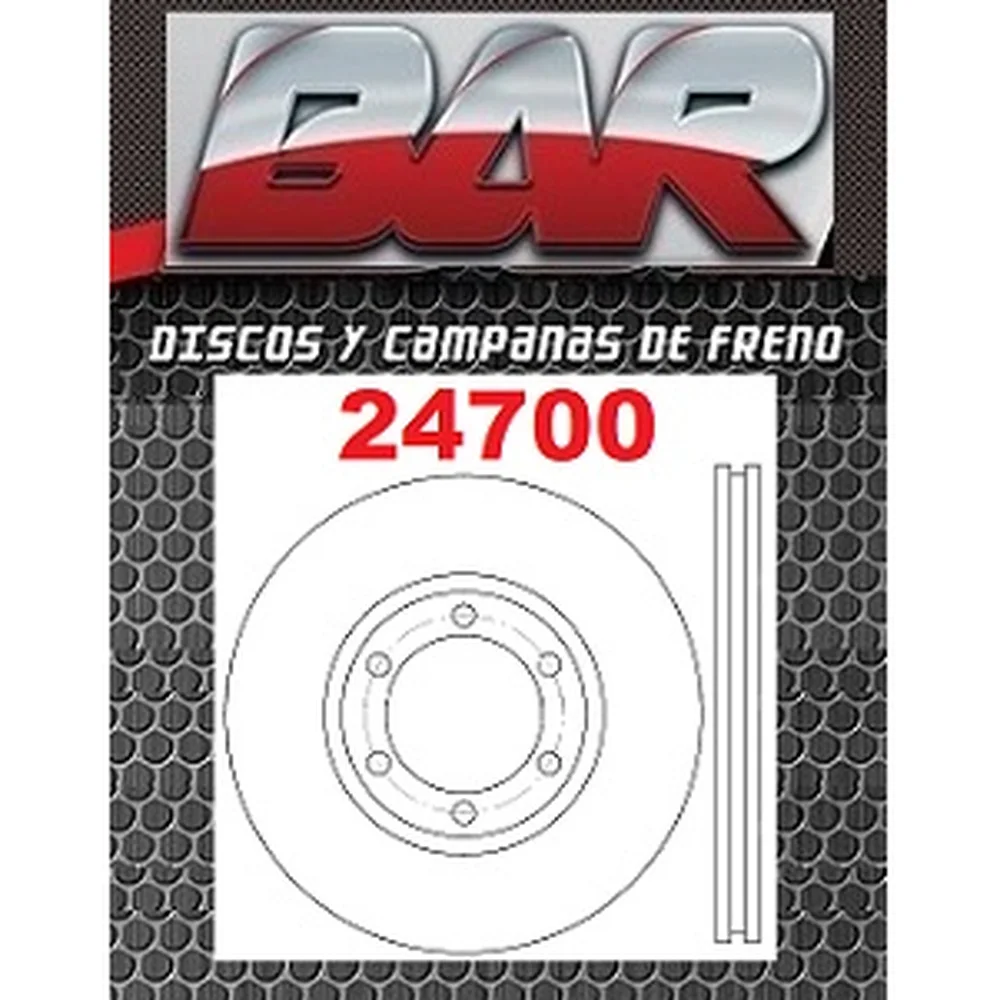 Discos Delanteros Estándar - KIA -Bongo