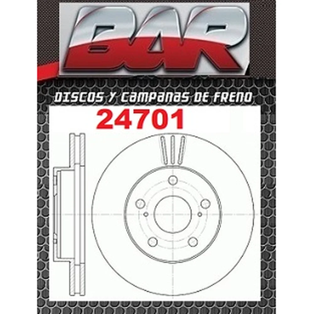Discos Delanteros Estándar - TOYOTA -Previa 2.4i 16V