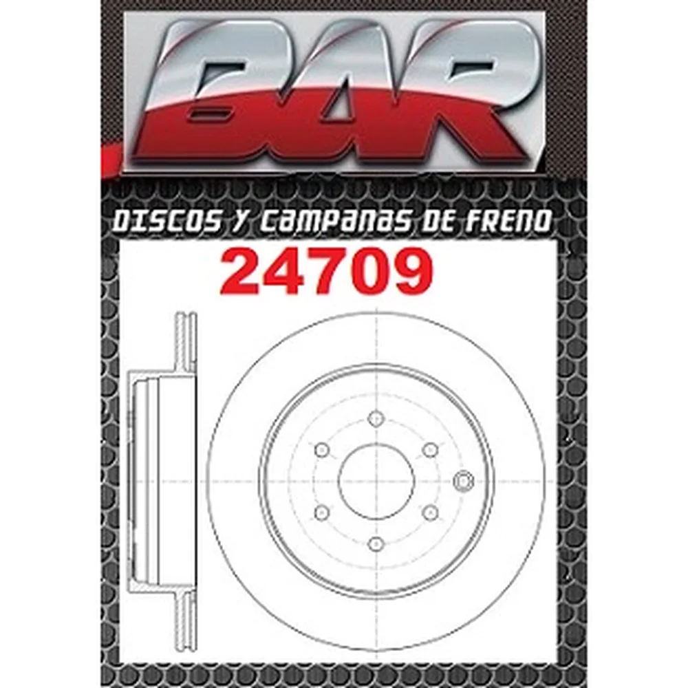 Discos Traseros Estándar - NISSAN-DATSUN -Xterra 2.8 / Pathfinder 4.0 Con Campana