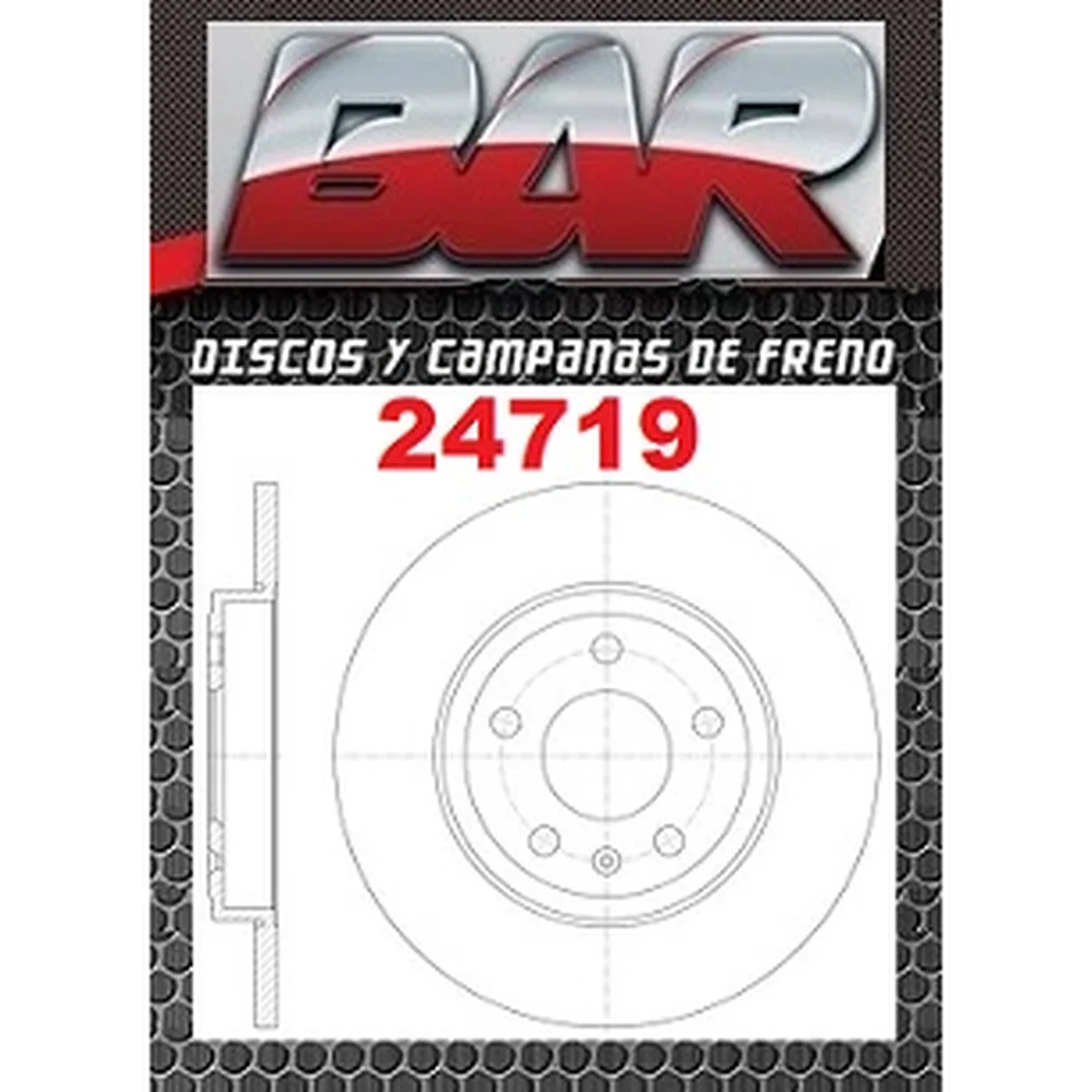 Discos Traseros Estándar - AUDI -A4 1.6 / 1.8 Turbo / 1.9Tdi / 2.0i / 2.0Tdi