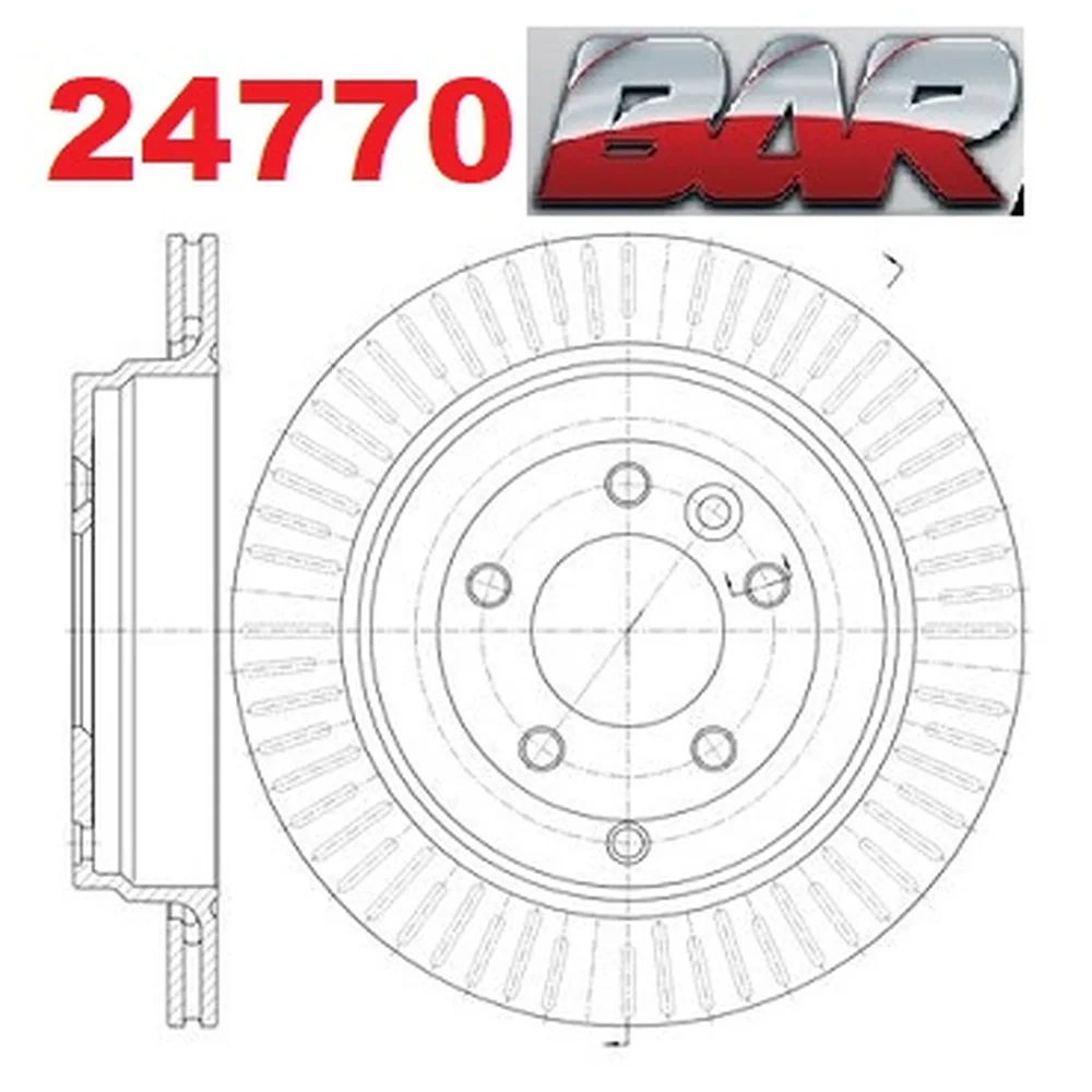 Discos Traseros Estándar - LAND ROVER -Discovery 3 - 2.7 Tdi V6