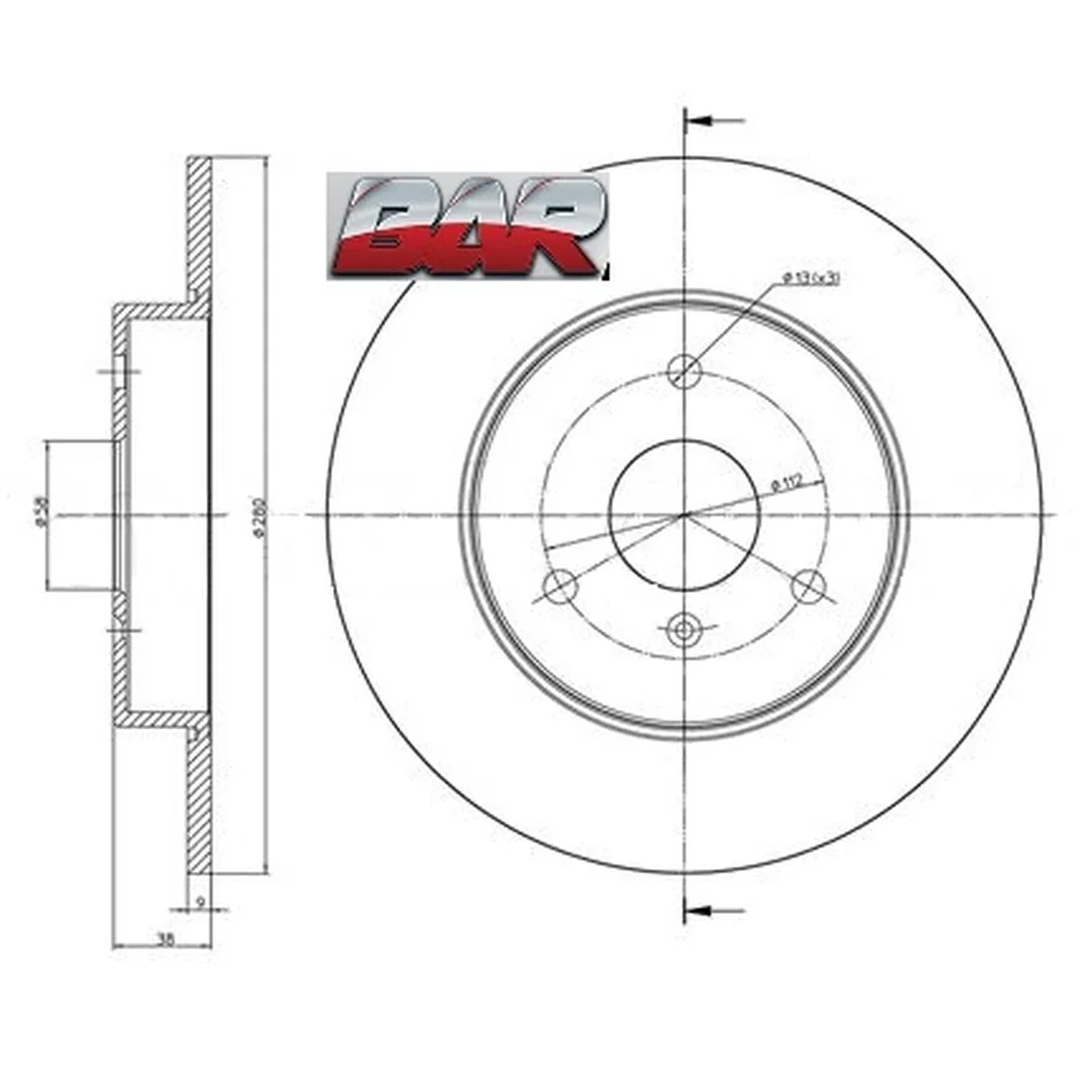 Discos Delanteros Estándar - SMART -Fortwo