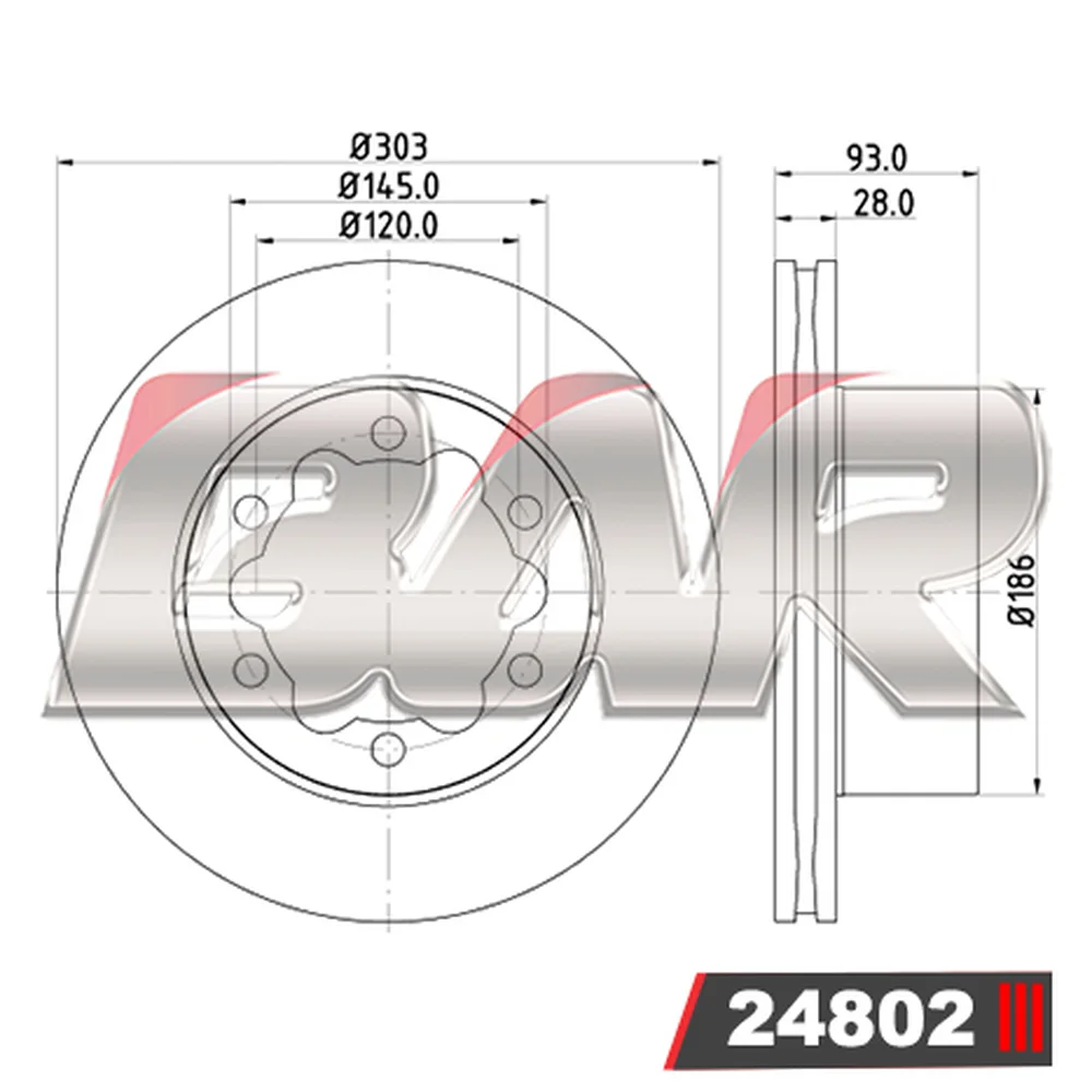 Discos Traseros Estándar - MERCEDES BENZ -Sprinter 515 CDI