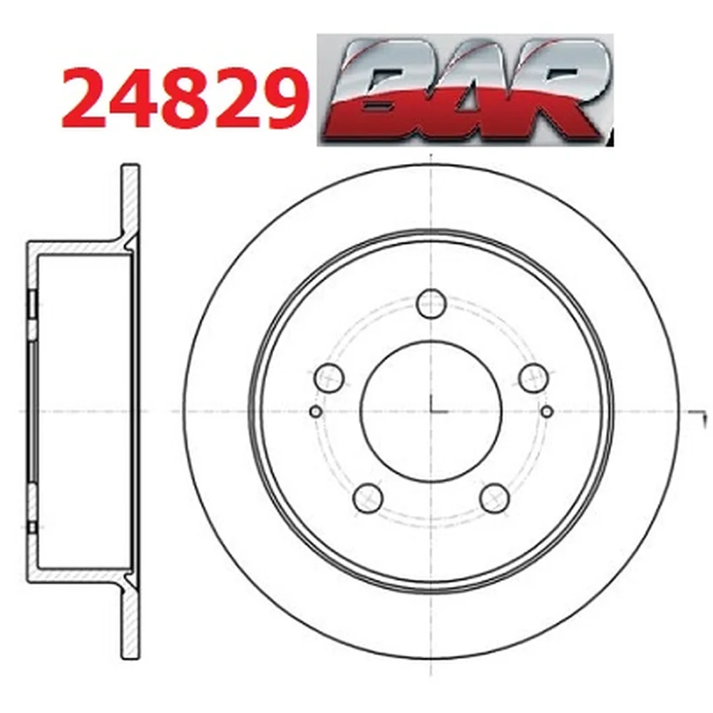 Discos Traseros Estándar - SSANG-YONG -Actyon A200 Xdi / Kyron 2.7 20V