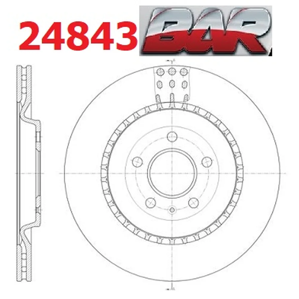 Discos Traseros Estándar - AUDI -A4-A5-A6-A7-A8