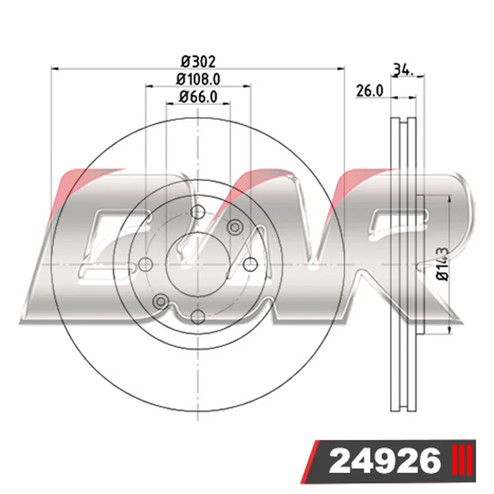 Discos Delanteros Estándar - CITROËN -C4 1.6