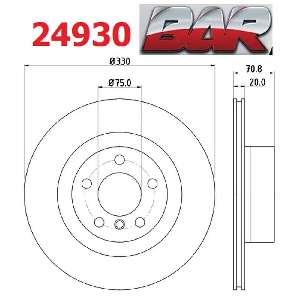 Discos Traseros Estándar - BMW -X3