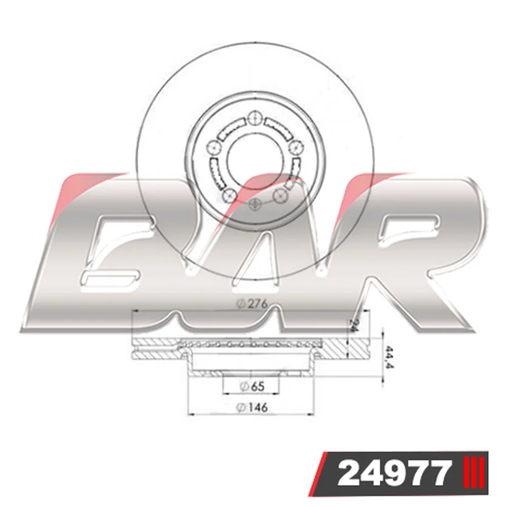 Discos Delanteros Estándar - VOLKSWAGEN -Polo 1,0