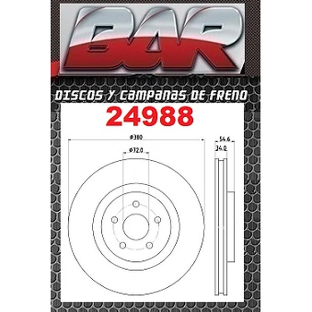 Discos Delanteros Estándar - JEEP -Grand Cherokee 3,0