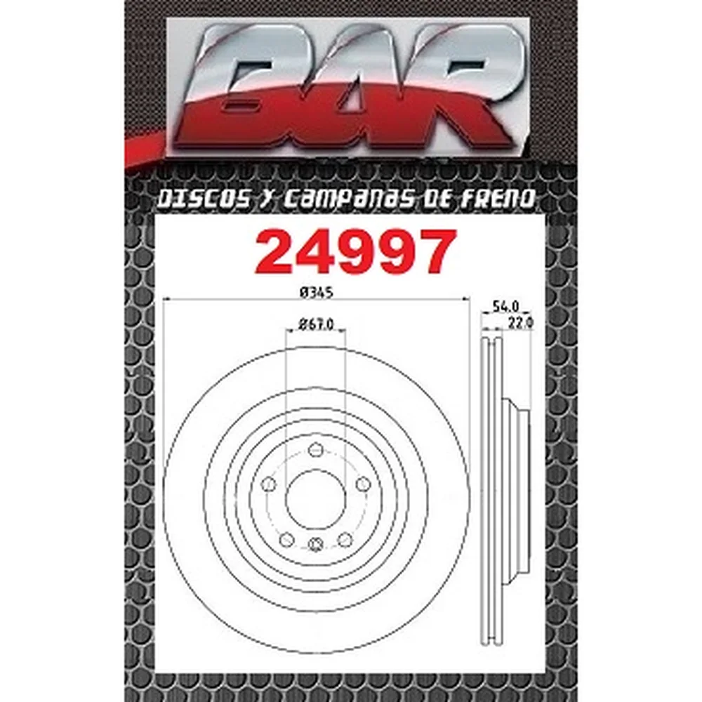 Discos Traseros Estándar - MERCEDES BENZ -Clase C 250-350