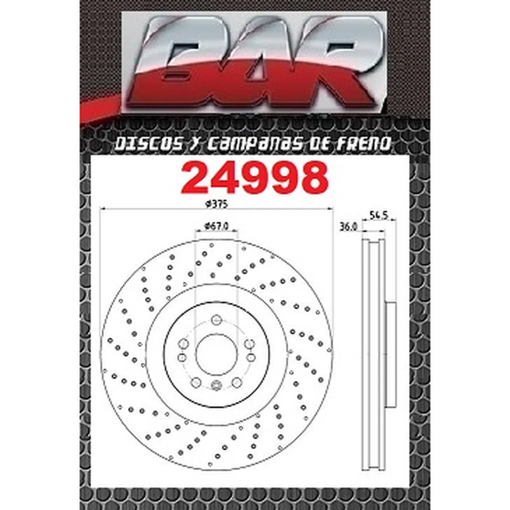 Discos Delanteros Estándar - MERCEDES BENZ -Clase C 250-350