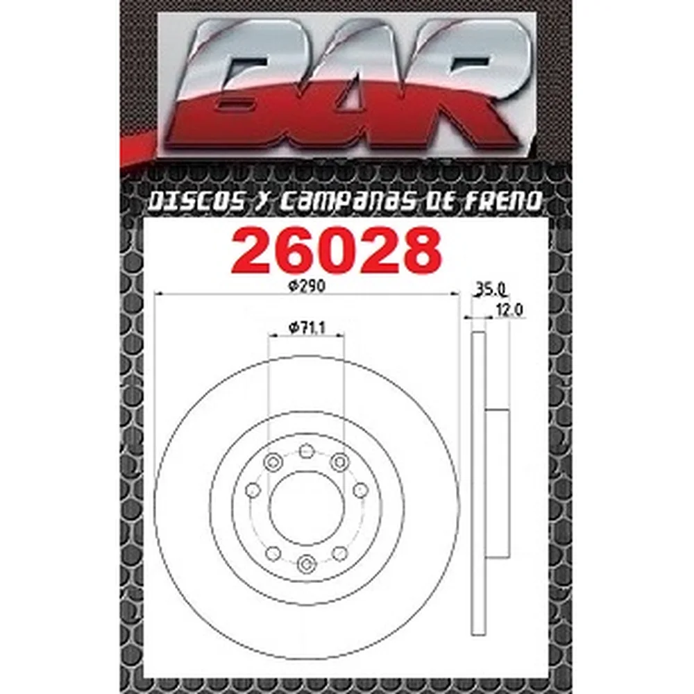 Discos Traseros Estándar - CITROËN -C4 Picasso 1.6