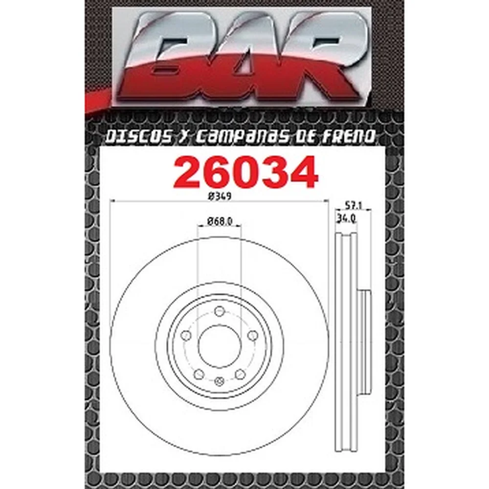 Discos Delanteros Estándar - AUDI -A3