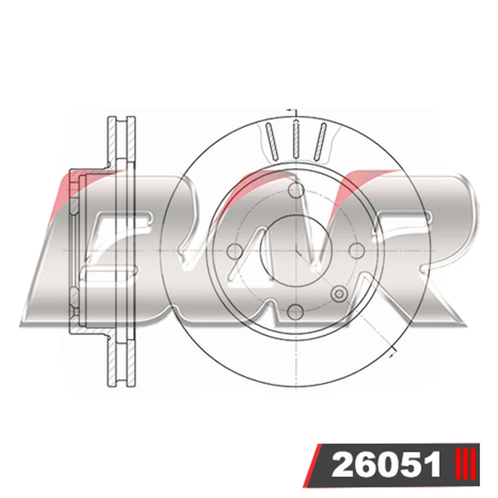 Discos Traseros Estándar - CHRYSLER - DODGE -Ram 1500