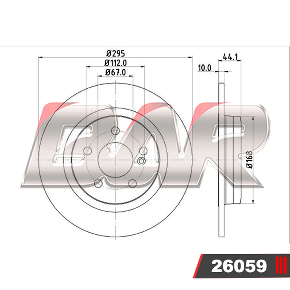 Discos Traseros Estándar - MERCEDES BENZ -Cla Cla 200