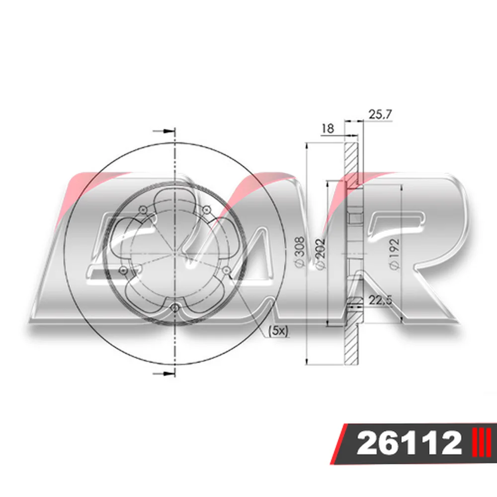 Discos Traseros Estándar - FORD -Transit 2.2 TDCI.