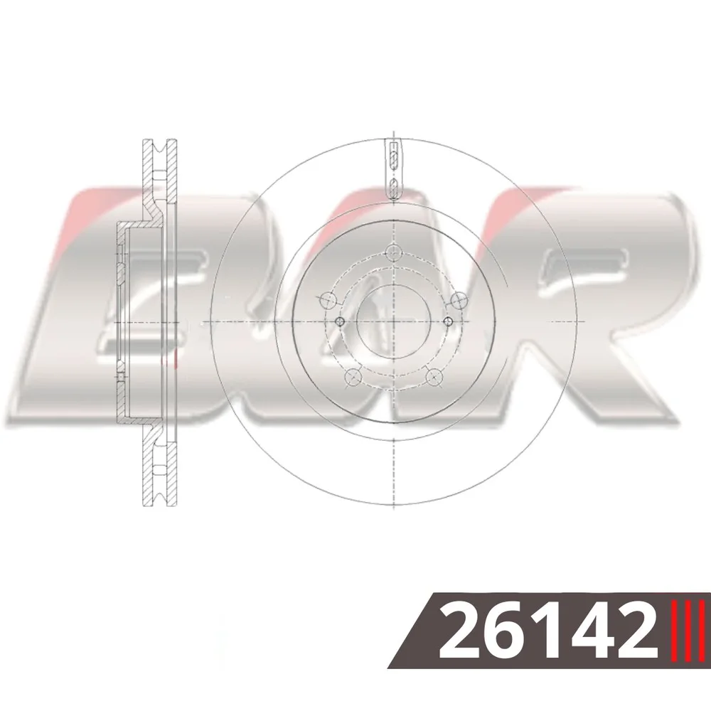 Discos Delanteros Estándar - TOYOTA -Corolla Cross 1,8 - 2,0
