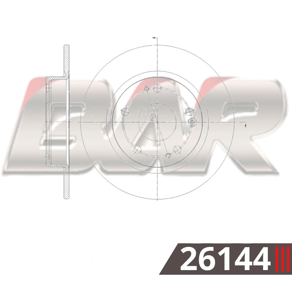 Discos Traseros Estándar - HONDA -Civic 1.5 - 2.0