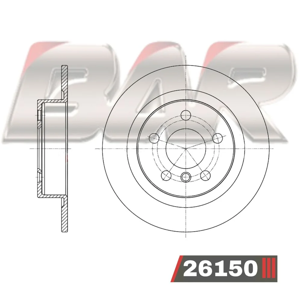 Discos Traseros Estándar - BMW -X1 18I SDRIVE AT 2019/2024