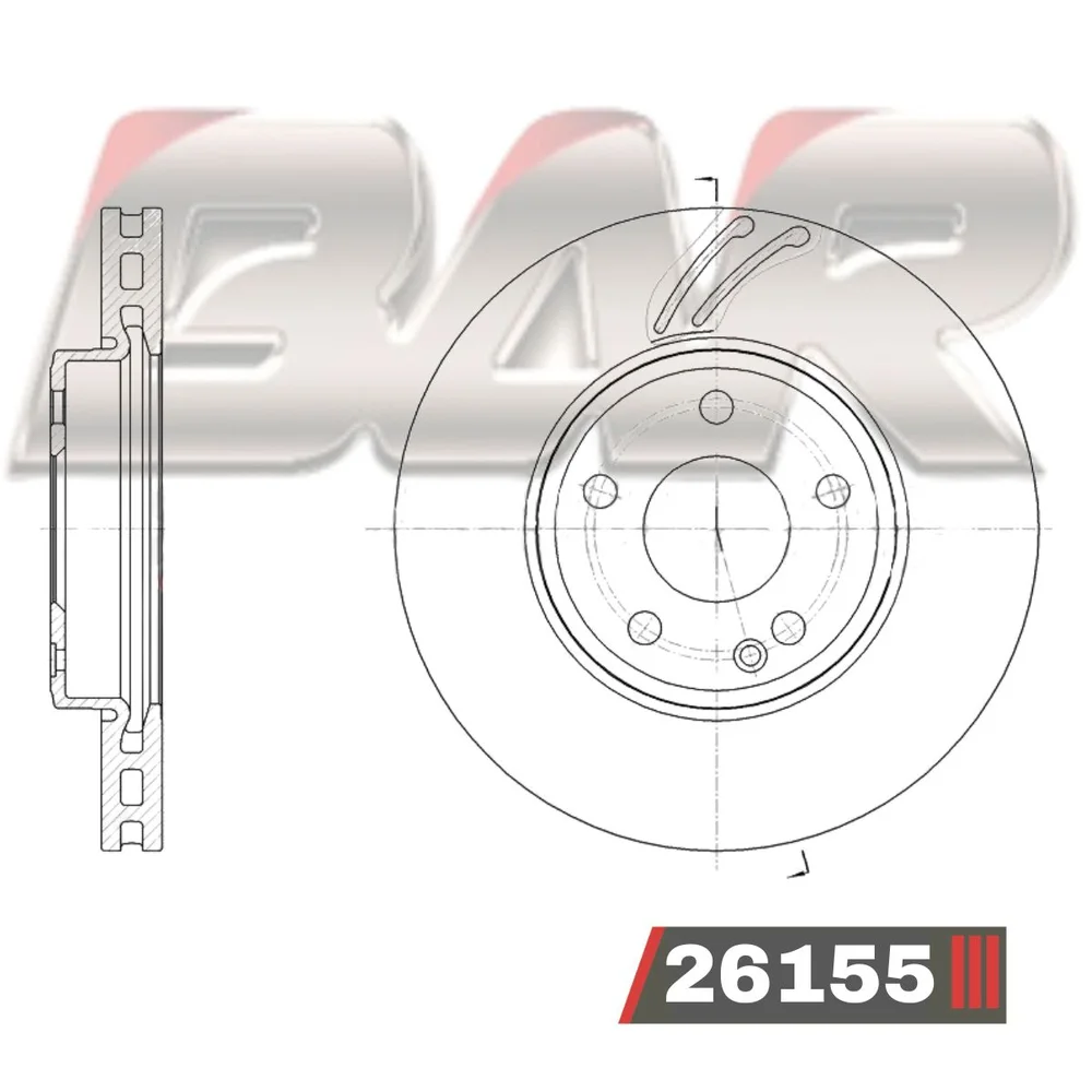 Discos Delanteros Estándar - MERCEDES BENZ -Clase A A200 1.6
