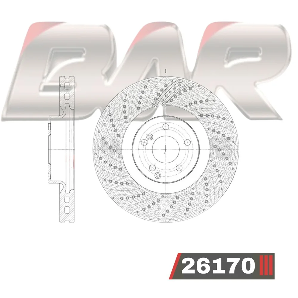 Discos Delanteros Estándar - MERCEDES BENZ -Clase C C63 AMG 6.2