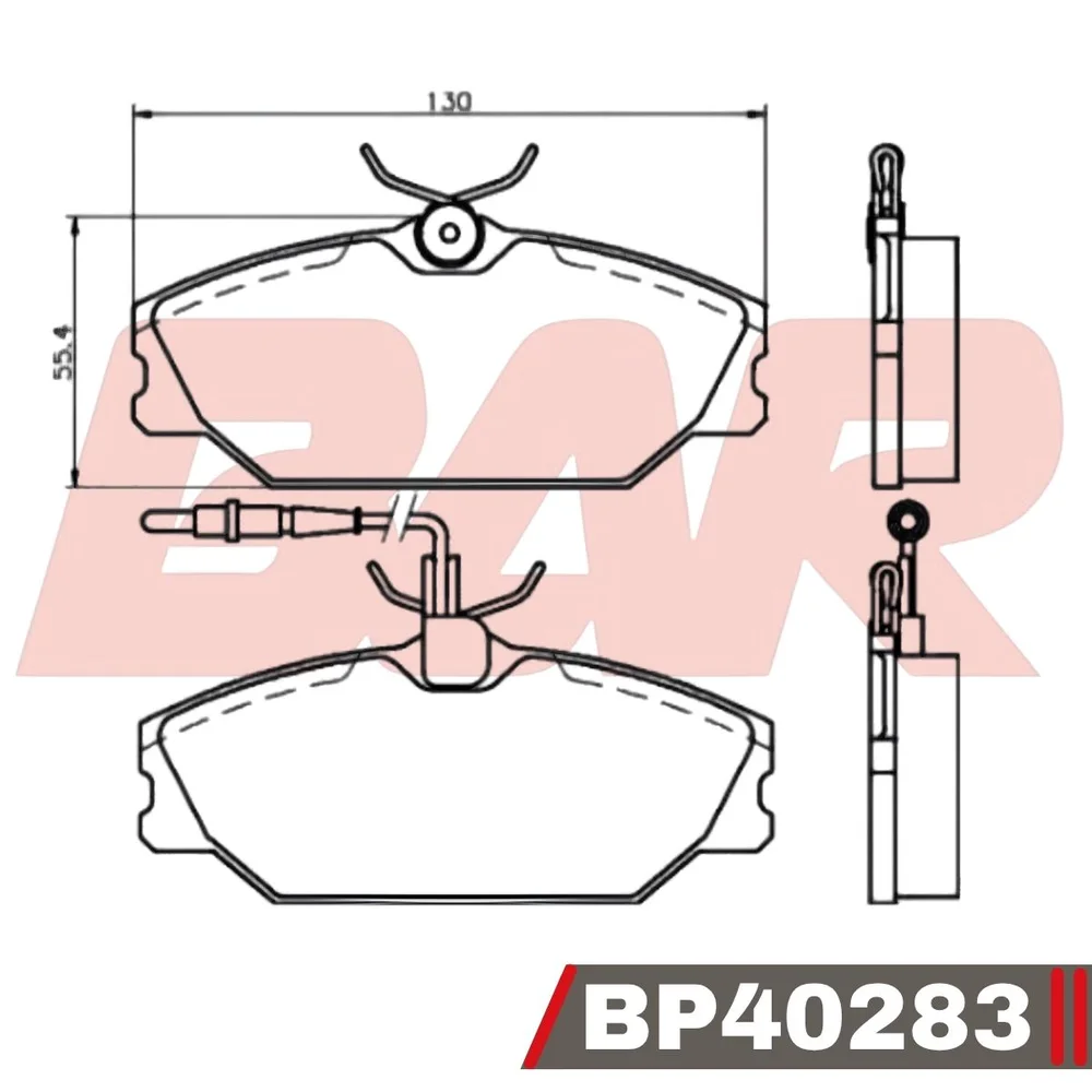 Pastillas de freno delanteras - RENAULT LAGUNA-MEGANE-SAFRANE-SCENIC 94/98