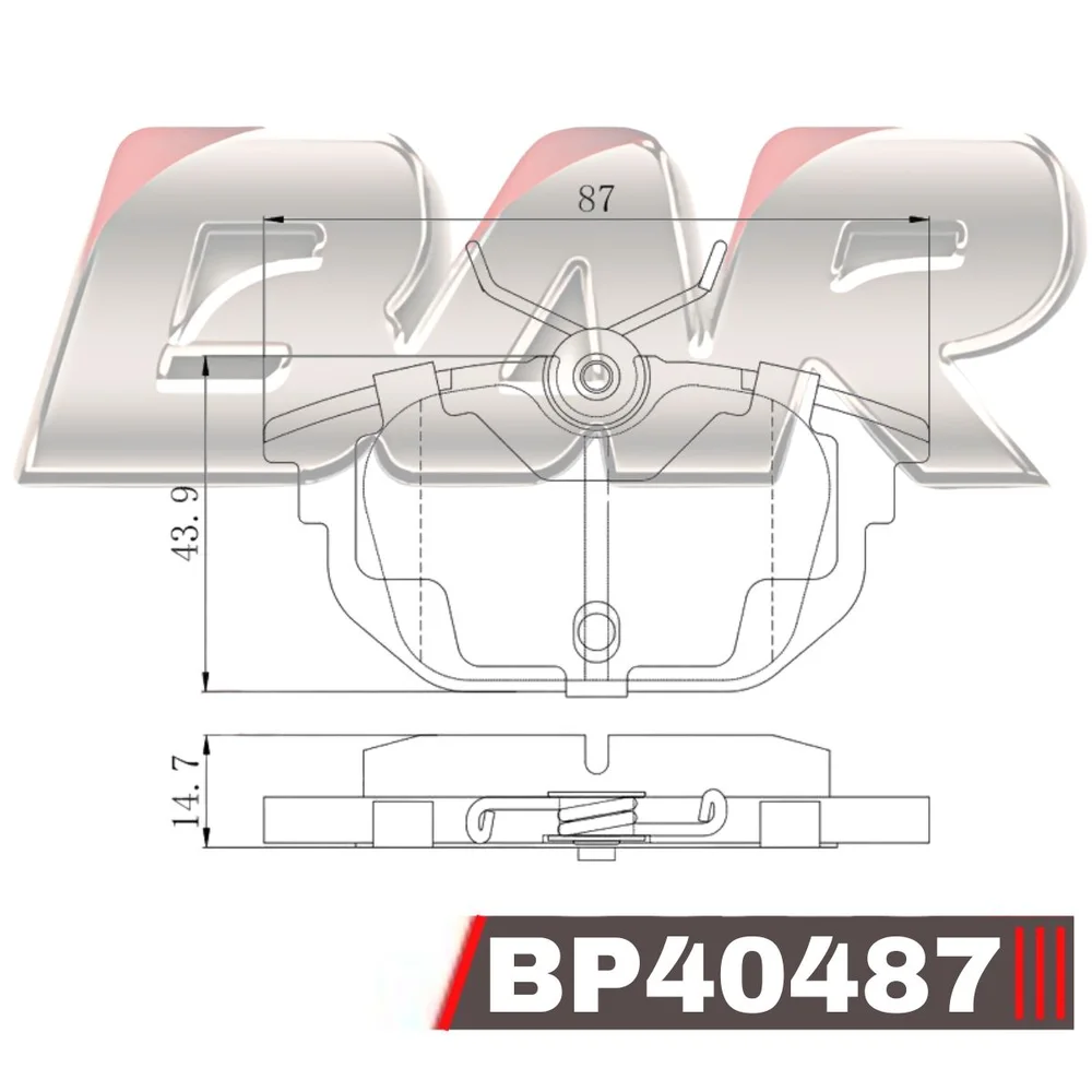 Pastillas de freno traseras - ALFA 145-146/ FIAT MAREA trasera 98/