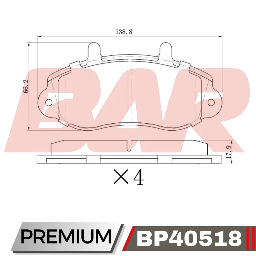 Pastillas de freno delanteras - RENAULT MASTER 2.5 97/