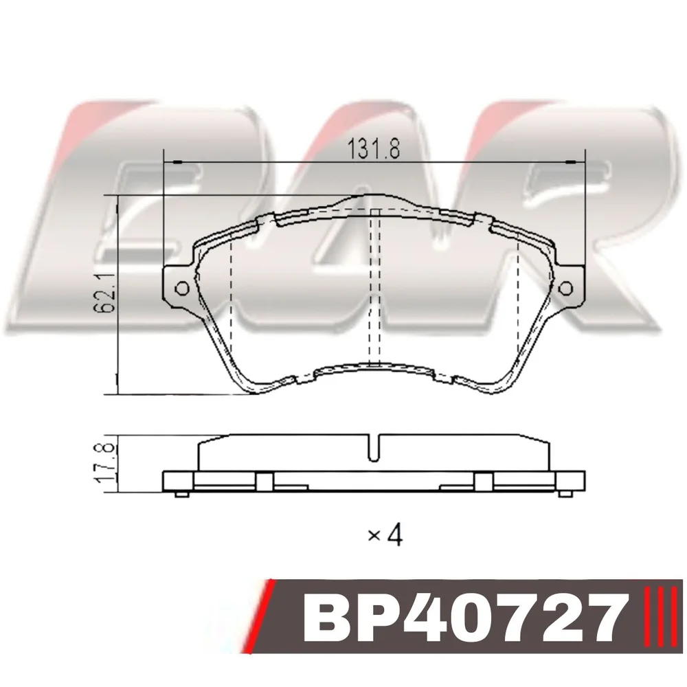 Pastillas de freno delanteras - LAND ROVER FREELANDER 1.8 16V 2002/