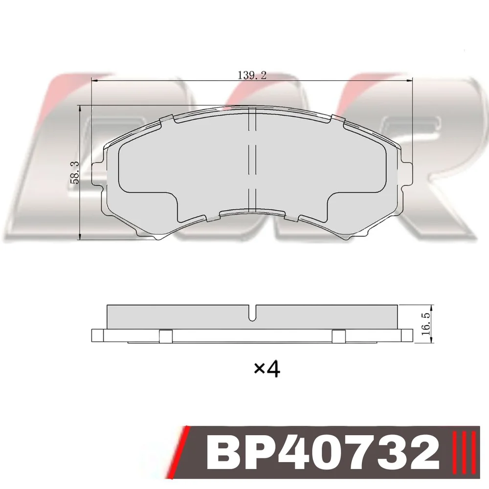 Pastillas de freno delanteras - MAZDA PICK UP-MPV 91/