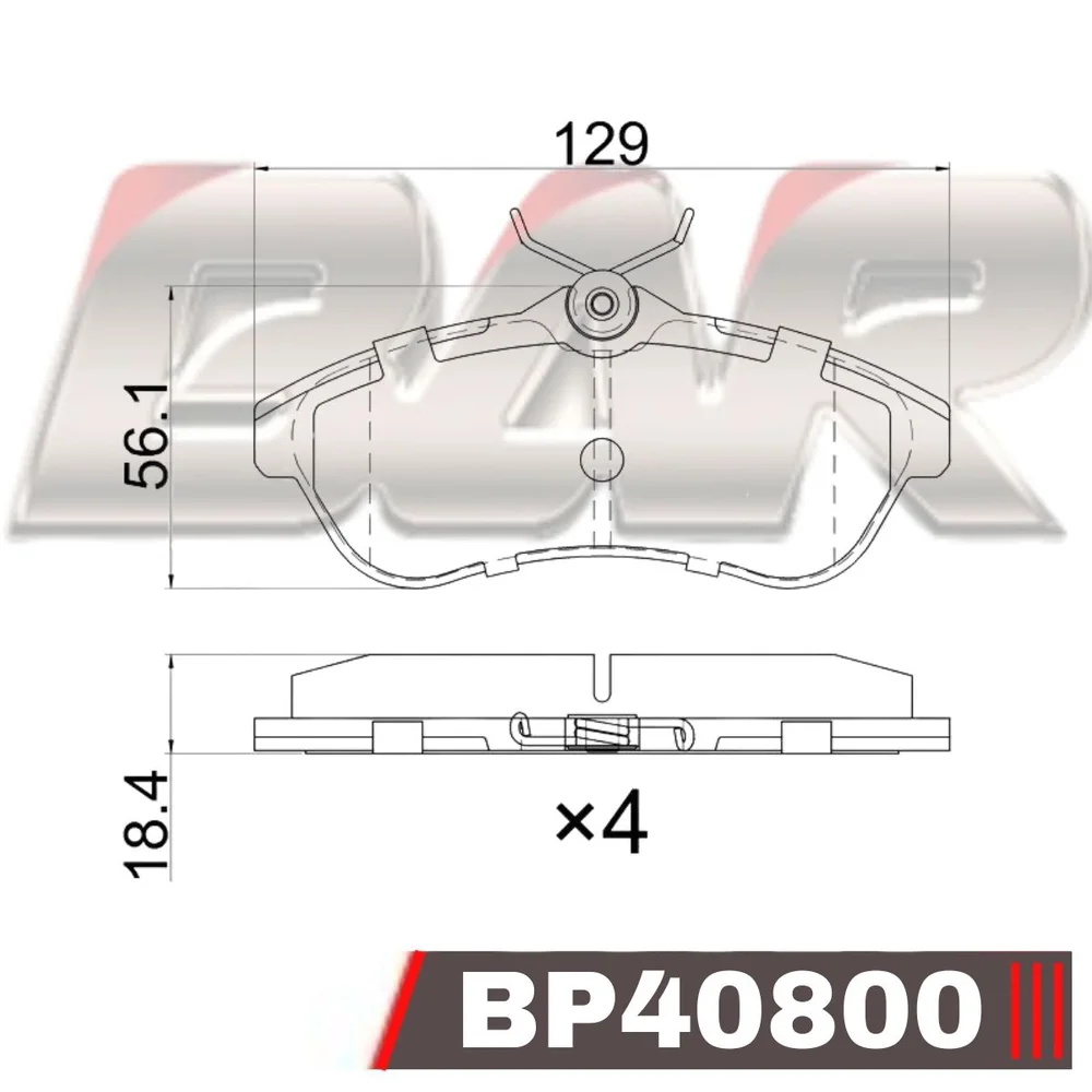 Pastillas de freno delanteras - CITROEN C3-C3 Pluriel - C2 02/