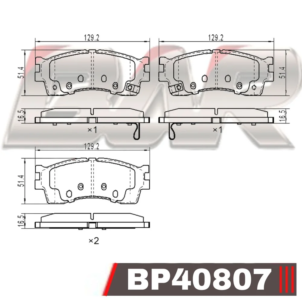 Pastillas de freno delanteras - KIA Sportage y otros modelos