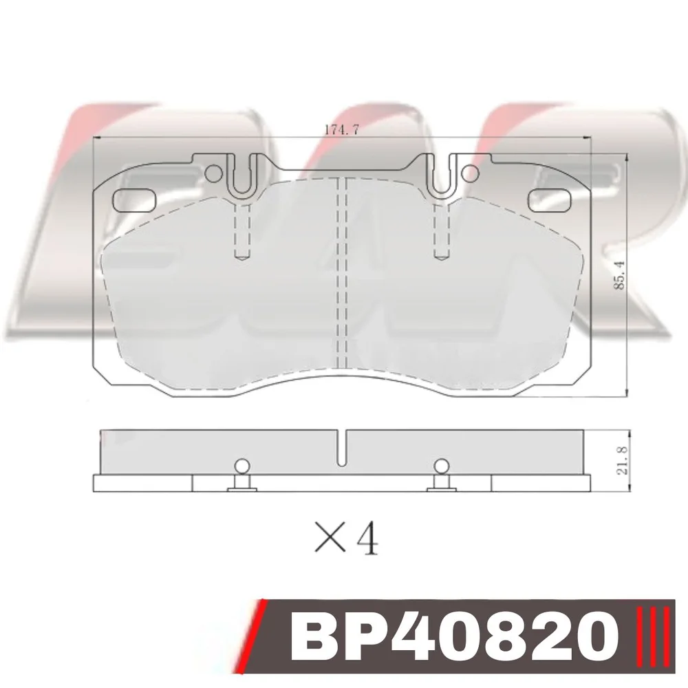 Pastillas de freno - IVECO Eurocargo 60-65-75 91/