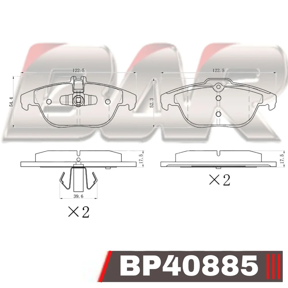Pastillas de freno traseras - M.BENZ C-Class (todos) -Combi 07/