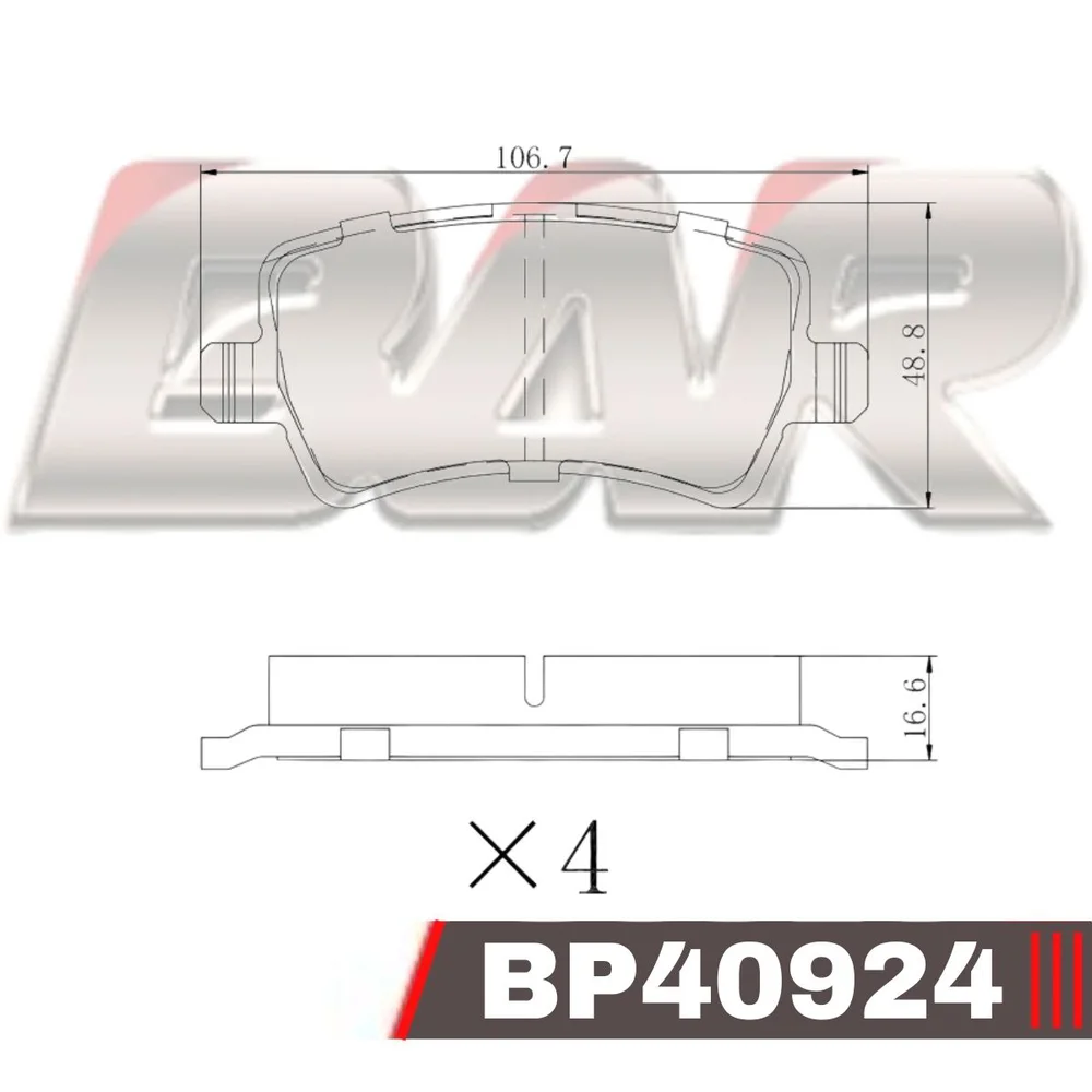 Pastillas de freno traseras - VOLVO S80/V70/XC60 - FORD S MAX