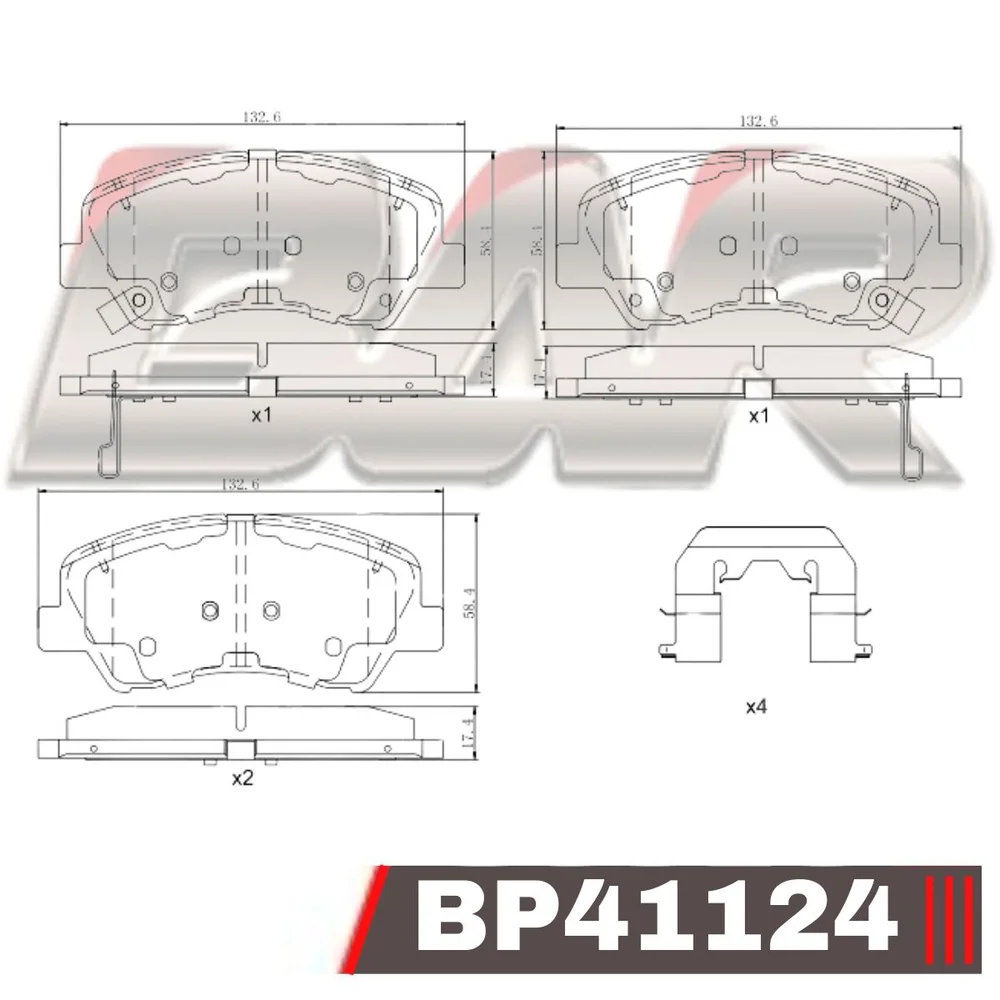 Pastillas de freno delanteras - HYUNDAI VELOSTER 11-12
