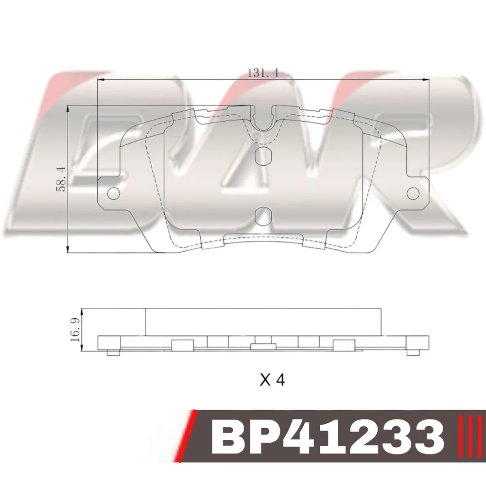 Pastillas de freno traseras - RANGE ROVER IV 2012->