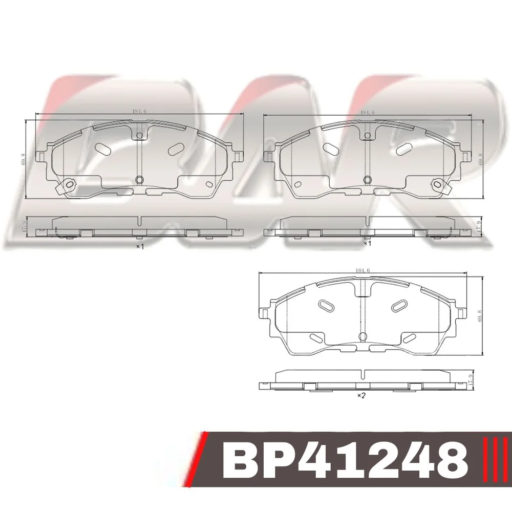Pastillas de freno delanteras - FORD RAPTOR