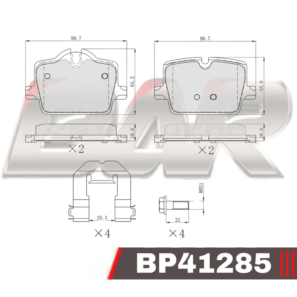 Pastillas de freno traseras - BMW -SERIE 2 230i 2021/à