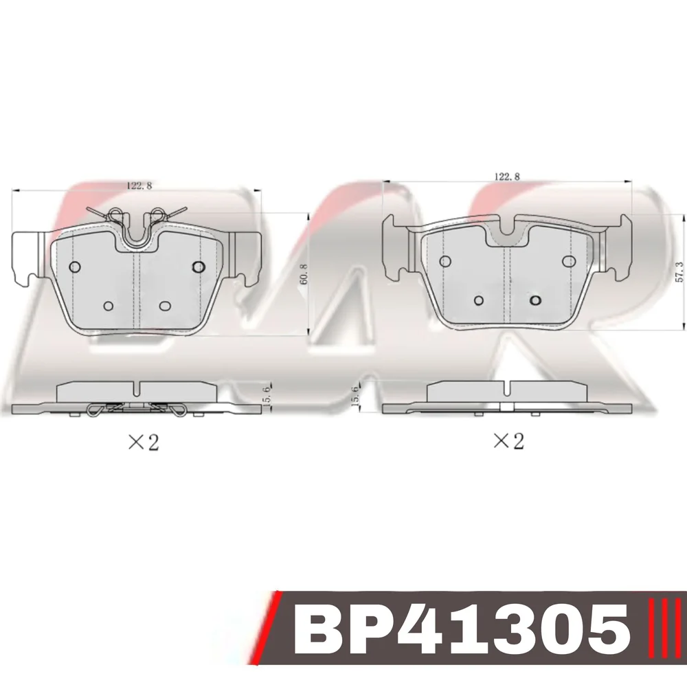 Pastillas de freno traseras - BMW Serie 1/X1/X2 2020/
