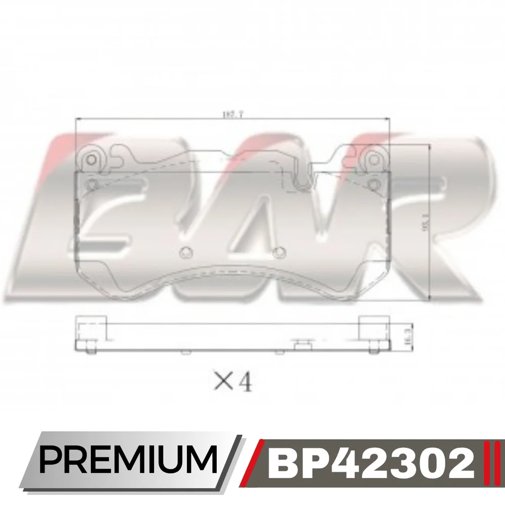 Pastillas de freno delanteras - MERCEDES BENZ AMG/C-CLASS C 63 AMG/G-CLASS AMG 2011 ->