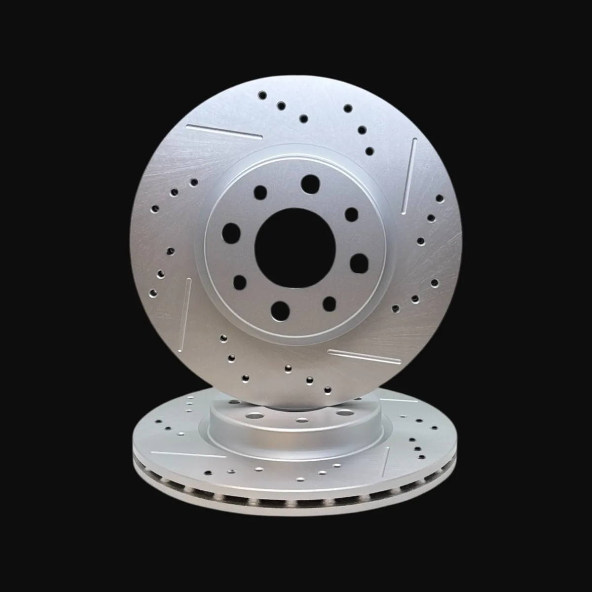 Discos Delanteros Ranurados y Perforados Línea Premium - ALFA ROMEO 145 1.8i/2.0i / 1.9 TD / ALFA ROMEO 145/146 1.8i/2.0i / ALFA ROMEO 146 1.8i/2.0i / 1.9