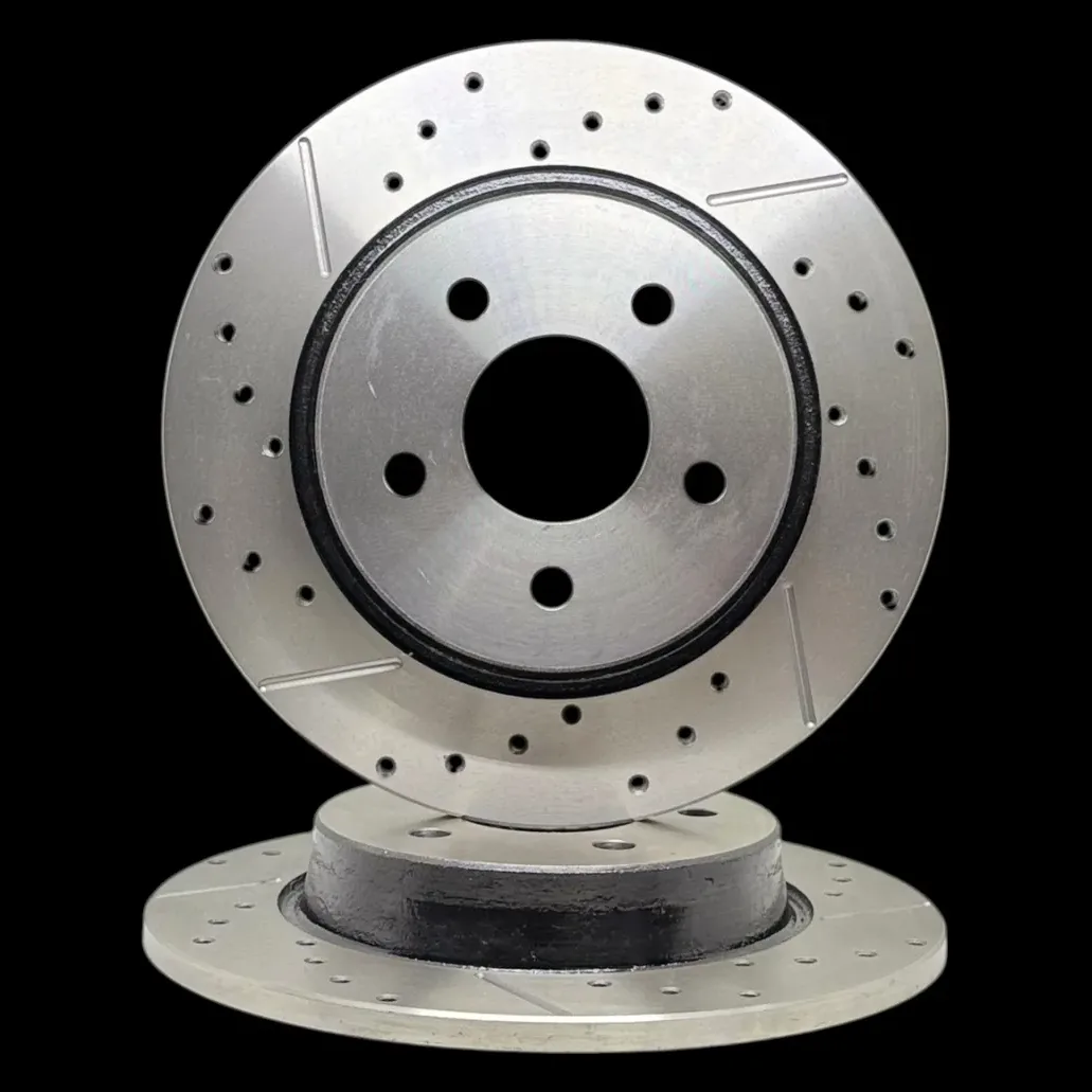 Discos Traseros Ranurados y Perforados Estándar - FORD Focus 2.0 16V / VOLVO C30 2.0 / 2.4i