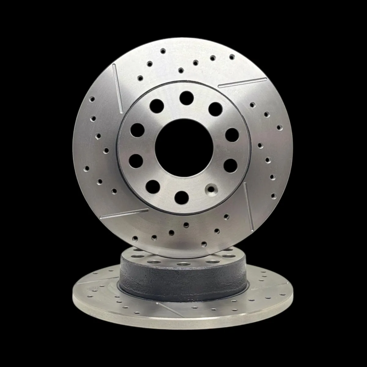 Discos Traseros Ranurados y Perforados Estándar - AUDI A3 3,2 V6 24V / Sportback ! / VOLKSWAGEN Golf / VOLKSWAGEN Touran (Tds modelos)
