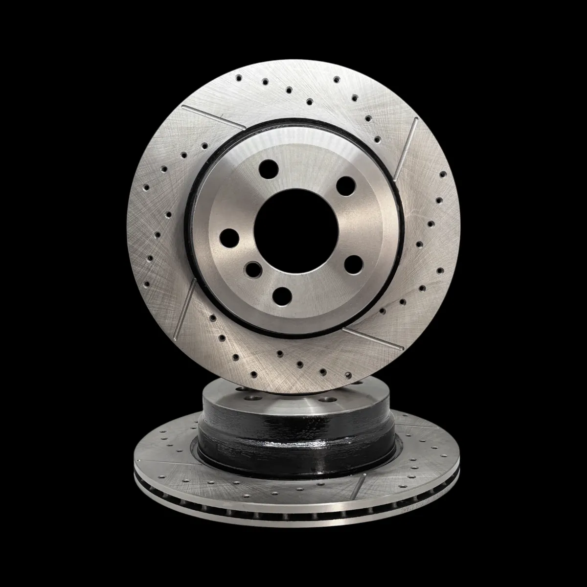 Discos Traseros Ranurados y Perforados Estándar - BMW X5 / X6 185mm Campana freno mano