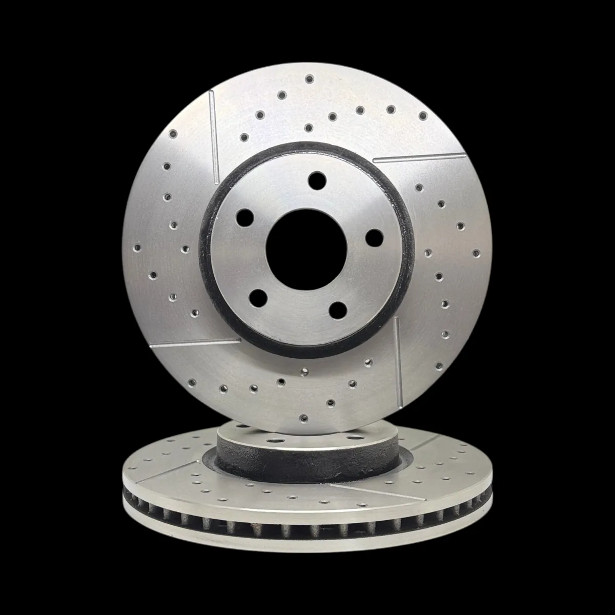 Discos Delanteros Ranurados y Perforados Estándar - FORD Mondeo 2.0 GDTI Ecoboost AT / FORD Mondeo 2.5 T. / FORD Mondeo 2.0 GDTI Ecoboost