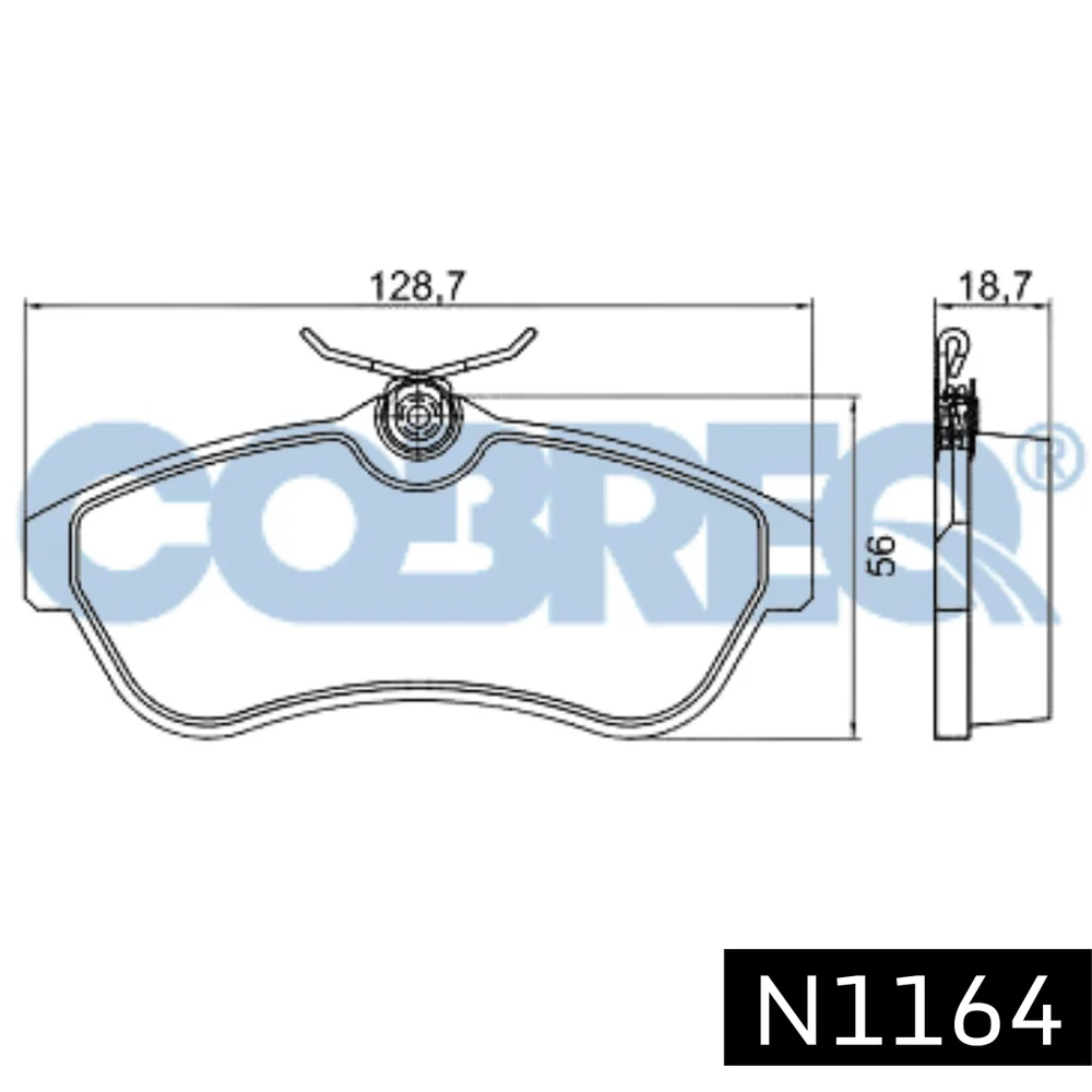Pastillas de freno delanteras - CITROEN C3-C3 Pluriel - C2 02/