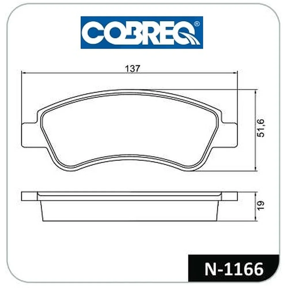 Pastillas de freno delanteras - CITROEN Xsara-Berlingo/PEUG 206-307