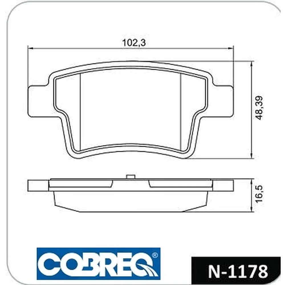 Pastillas de freno traseras - CITROEN C4 GRAND PICASSO