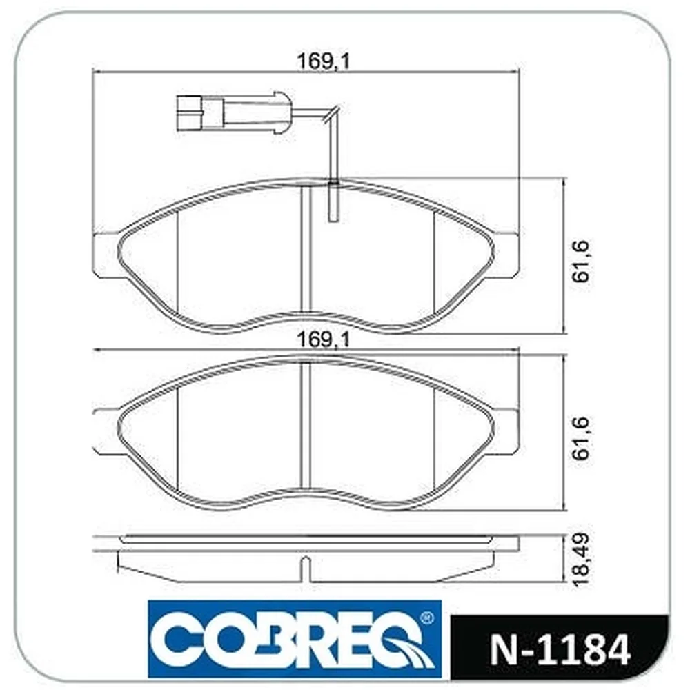 Pastillas de freno delanteras - CITROEN/FIAT/PEUGEOT JUMPER/DUCATO/BOXER